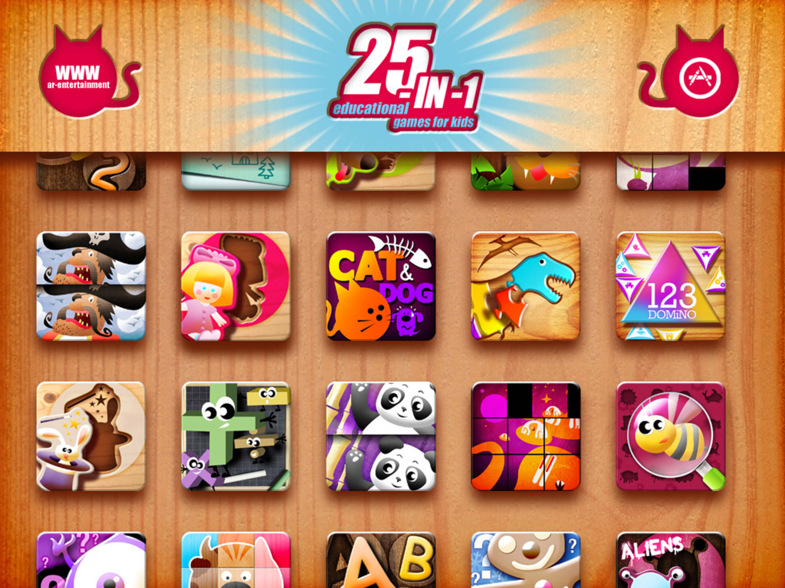 25 in 1 Educational Games For Kids A R Entertainment