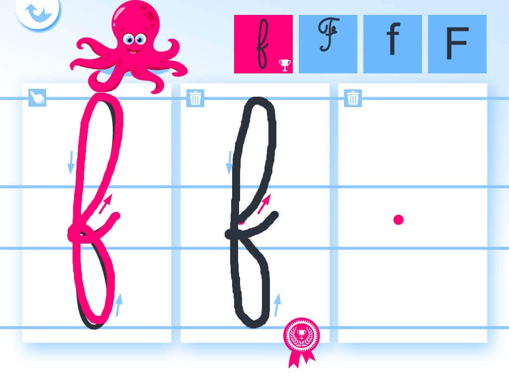 Write the alphabet - Alexandre Minard - Screenshot iPad 02