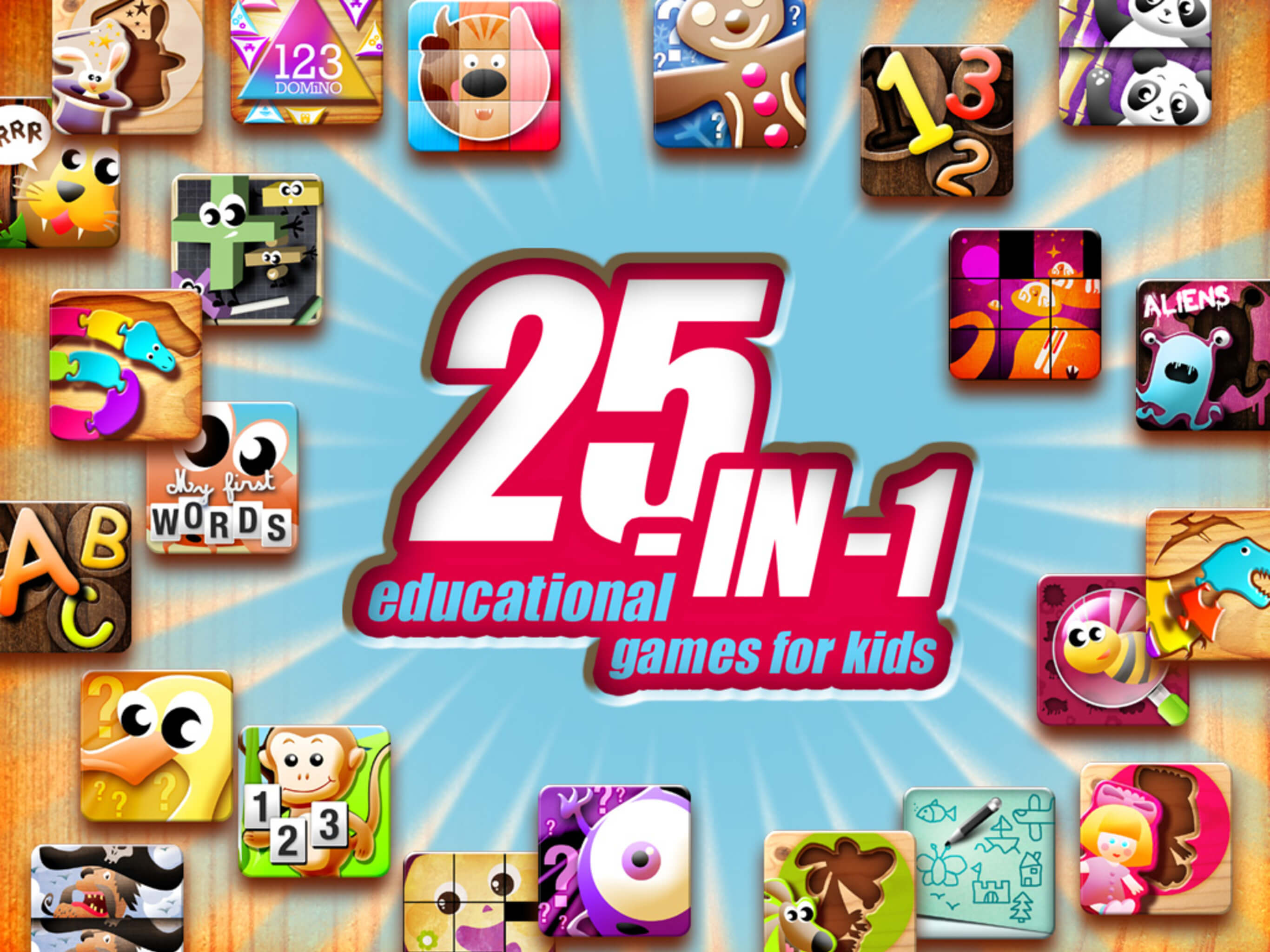 25 in 1 Educational Games For Kids A R Entertainment